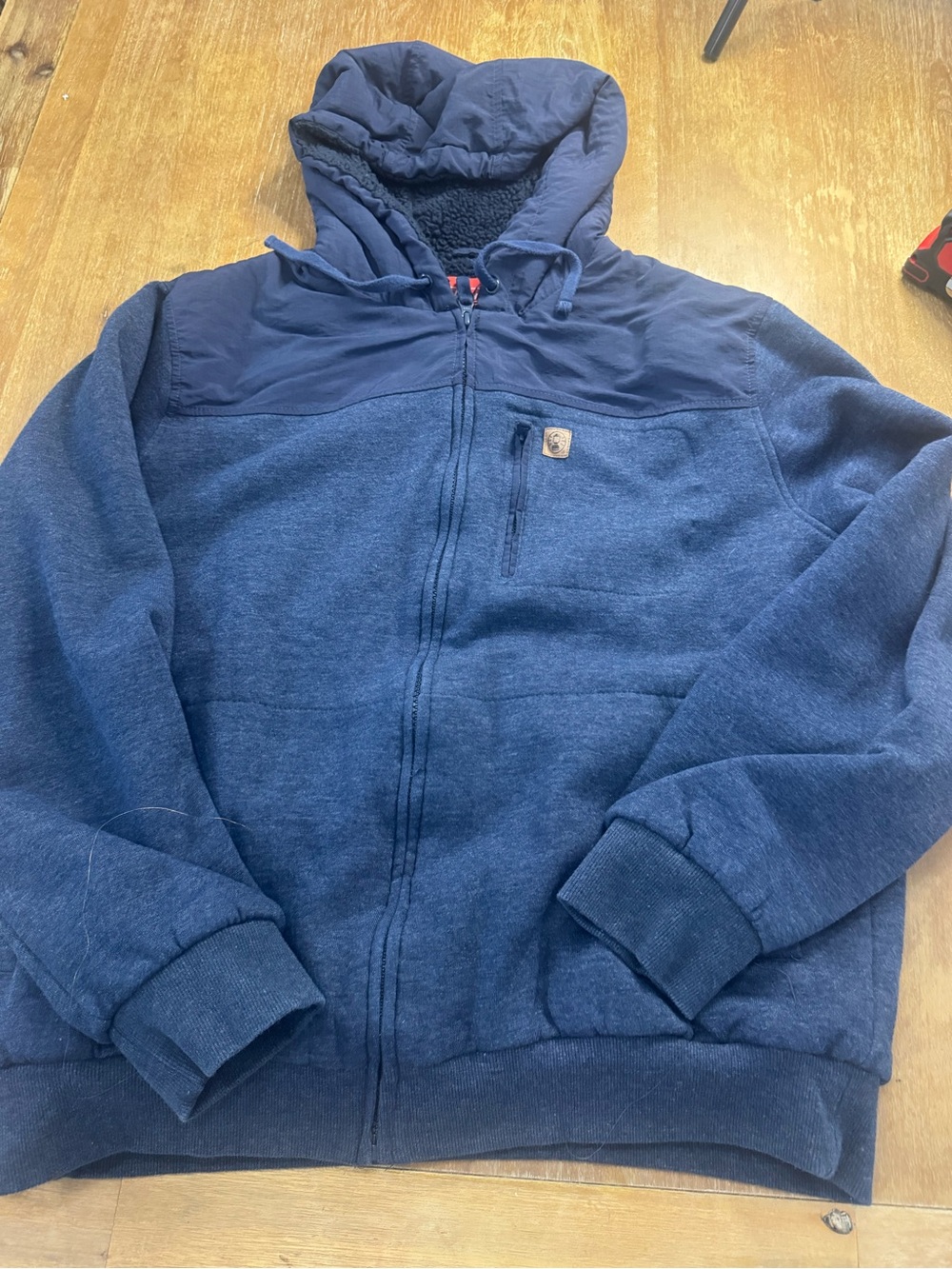 Coleman Men's Dark Blue Hooded Zip Jacket